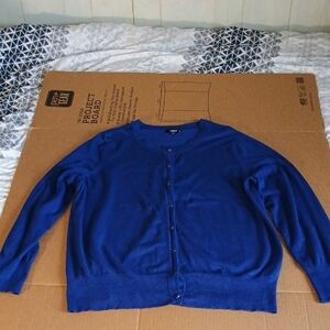 Premise Studio Long Sleeve Button Down Cardigan Womans 2X